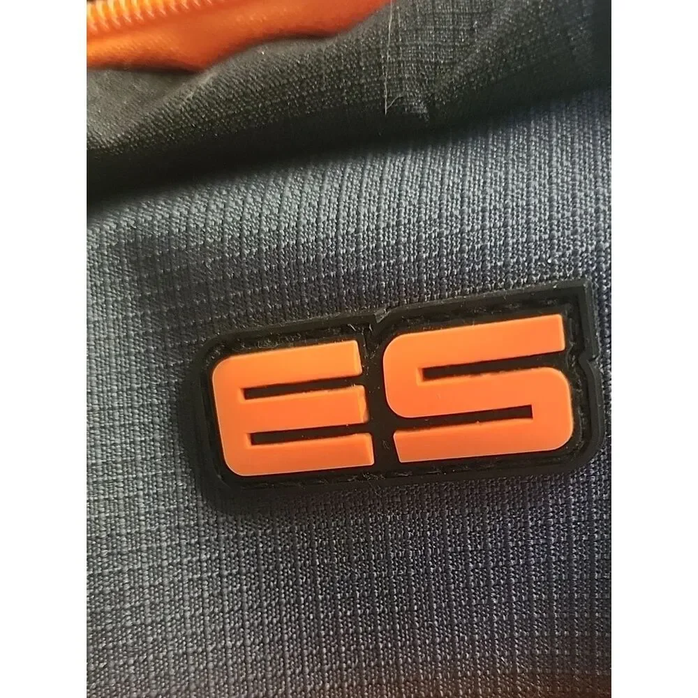 East Sport Gray and Orange Backpack - Durable Everyday Bag